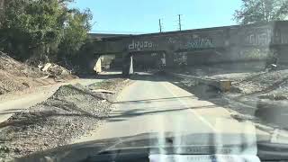 More damage Asheville North Carolina along the river [upl. by Joellyn]