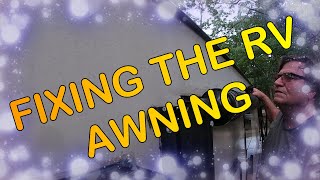 How To Fix A Detached RV Awning Rail [upl. by Fayola51]