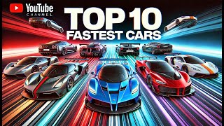 Top 10 Fastest Cars in the World as of 2024 based on top speed [upl. by Navada427]