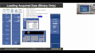 DL850 Hands ON Training 8 of 9  Saving amp Loading Setups History [upl. by Beverlee965]