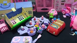 kitchen set toys  Peppa pig kitchen set unboxing unboxing video [upl. by Mad]