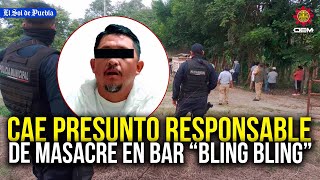 Cae en Puebla presunto responsable de masacre en bar de Cuautitlán Izcalli [upl. by Eugatnom]