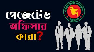 গেজেটেড অফিসার কারা ক্ষমতা কেমন সব জেনে নিন Gazetted Officer of Bangladesh MakersEducation [upl. by Ilrebma]