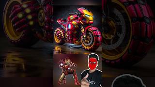 Superheroesmoto Big motorcycle😱marvel ai marvel avengers spiderman superhero heroai shorts [upl. by Zelikow]