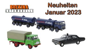 🚗🚜 Brekina Modellauto Neuheiten Januar 2023 [upl. by Castor]