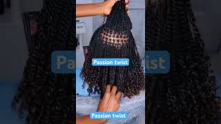 Passion twist shortreels braidhairstylesforblackwomen latesthairstylesforblackwomen [upl. by Rodenhouse]