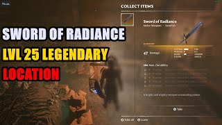 LVL 25 Legendary Sword of Radiance Location Enshrouded [upl. by Ylirama605]