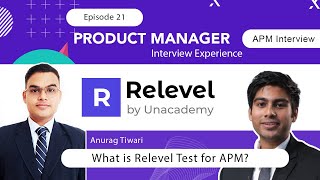 Ep 21  What is Relevel Test for APM  Journey to Associate Product Manager at Shinecom [upl. by Carly]