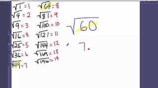 Estimating Square Roots [upl. by Acinorej]