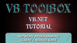 VBNET Tutorial  Client  Server Network Programming  Simple Chat Application [upl. by Yraunaj548]