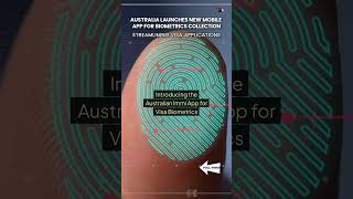 Australia Launches New Mobile App for Biometrics Collection [upl. by Hsirrehc593]