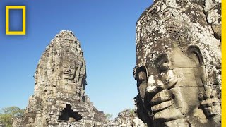 In Cambodia a City of Towering Temples in the Forest  National Geographic [upl. by Ivatts]