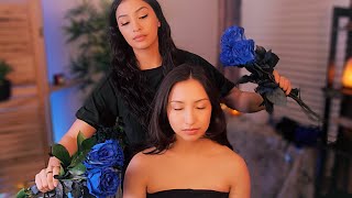 ASMR REAL Person Relaxation Massage  Hair Play [upl. by Madid]