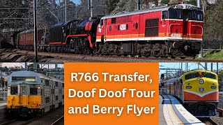 Kaelans Trains Vlog 156 R766 Transfer Doof Doof Tour and Berry Flyer [upl. by Fachan]