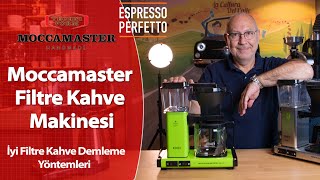 Filtre Kahve Makinesi  Ev ya da kafe için  Moccamaster Filtre Kahve Makinesi filtre kahve yapımı [upl. by Kellby556]