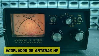 FINALIZAÃ‡ÃƒO PROJETO ACOPLADOR DE ANTENAS HF COM MEDIDOR DE PONTEIROS CRUZADOS 650W [upl. by Percival]