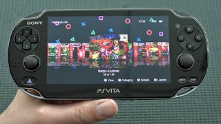 Extreme Modded PS Vita OLED The Ultimate Retro Emulation Machine 🎮🙌 [upl. by Airom]