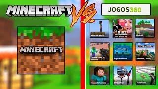 TESTANDO CÓPIAS DE MINECRAFT DE NAVEGADOR [upl. by Hazem]