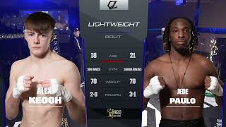 ALEX KEOGH V JEDE PAULO  CAGE LEGACY 21 [upl. by Tristis]