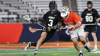 Syracuse vs Army Lacrosse Highlights  2024 College Lacrosse [upl. by Aerdno]