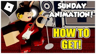 How to get SUNDAY ANIMATION in FUNKY FRIDAY ROBLOX [upl. by Eedoj]