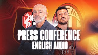 Stade Rennais v AC Milan  Pioli and Florenzi  Press conference  LIVE in English [upl. by Edasalof]