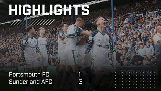 Four Wins On The Spin  Portsmouth FC 1  3 Sunderland AFC  EFL Championship Highlights [upl. by Nosle220]