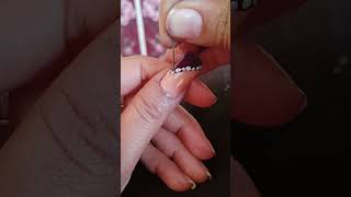 ❤️Simple and easy nail art designnailartdesignsathomewithouttools2024shortstreadingvideo💞 [upl. by Leirvag334]