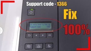 Fix Support code 1368 Canon G3420  Canon printer [upl. by Goeselt]