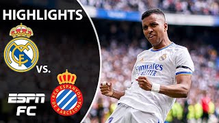 Real Madrid beats Espanyol to win 35th LaLiga title  LaLiga Highlights  ESPN FC [upl. by Marilla]