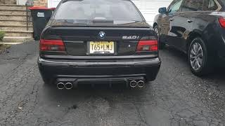 BMW e39 540i exhaust sound [upl. by Alvis]