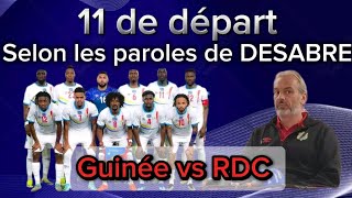 🚨Guinée vs RDC  Composition Probable [upl. by Helman]