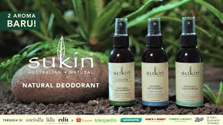 BARU Sukin Natural Deodorant dengan 2 Aroma Baru [upl. by Kirimia783]