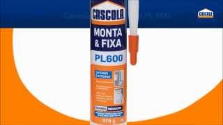 PL600 Cascola Monta e Fixa  Uso Externo  Henkel [upl. by Nnylidnarb428]