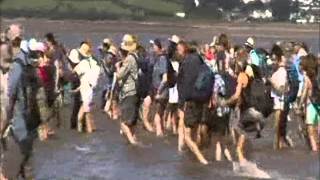 Sponsored Walk Morecambe Bay 14 July 2013 [upl. by Anasor]