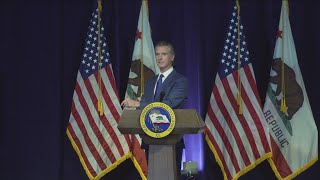 Newsom says states budget deficit has grown to nearly 32 billion [upl. by Hanae]