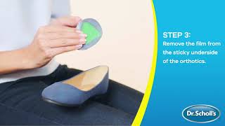 Dr Scholls  How To Use Pain Relief Orthotics for Ball of Foot Pain [upl. by Nethsa]