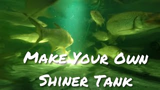 How to make your own holding tank for wild shiners [upl. by Irreg398]