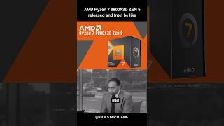 AMD Ryzen 7 9800X3D Zen 5 announced and Intel be like [upl. by Megdal292]