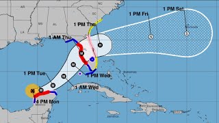 5 PM RADIO ADVISORY FOR A HURRICANE MILTON  TROPICAL CYCLONE BY HAM RADIO OPERATOR 1072024 [upl. by Ayin787]