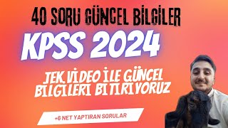 KPSS 2024 GÜNCEL SORULAR [upl. by Aninnaig991]