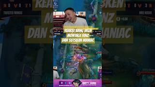 RRQ RINZ montage dan RRQ SUTSUJIN MANIAC Reaksi Bang Biken SCBrandonKentEverythingmlbb rrqhoshi [upl. by Teragramyram549]