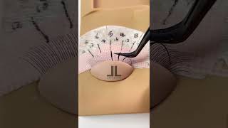 Wispy Set Tutorial 🤩 lashextensions eyelashextensions lashes eyelashes lashartist lashtech [upl. by Annotahs117]