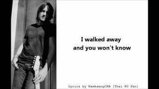 Lyrics I Cant Stop Loving You  Keith Urban [upl. by Enilhtak729]