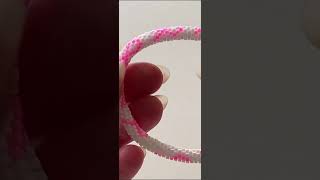 Tuto bracelet spirale crochet Octobre Rose sur ma chaîne YouTube [upl. by Akinod]