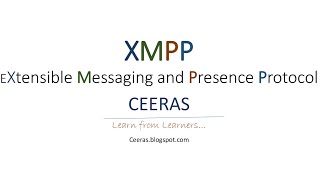 XMPP  Extensible Messaging and Presence Protocol [upl. by Clementius]