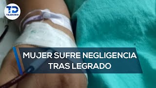 Mujer sufre negligencia médica tras ser intervenida por un legrado [upl. by Stepha489]