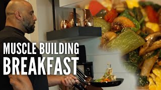 MUSCLE BUILDING BREAKFAST  Fouad Abiad  Food Prep [upl. by Philina9]