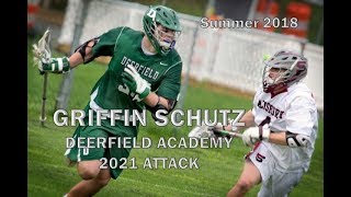 Griffin Schutz  2021 Attack University of Virginia Commit Summer 2018 Lacrosse Highlights [upl. by Blinnie]