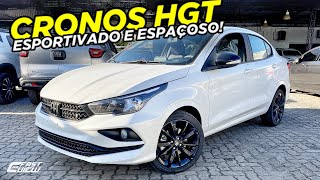 FIAT CRONOS HGT 18 AUTOMÁTICO FLEX 2021 FICHA TÉCNICA PREÇO CONSUMO MUITO  BARATO QUE VW VIRTUS [upl. by Rianna]